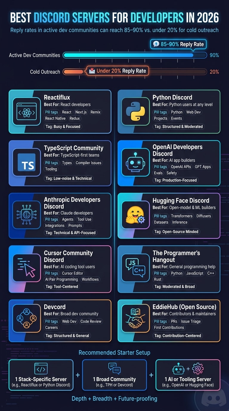 Best Discord Servers for Developers in 2026: Quick Comparison Guide