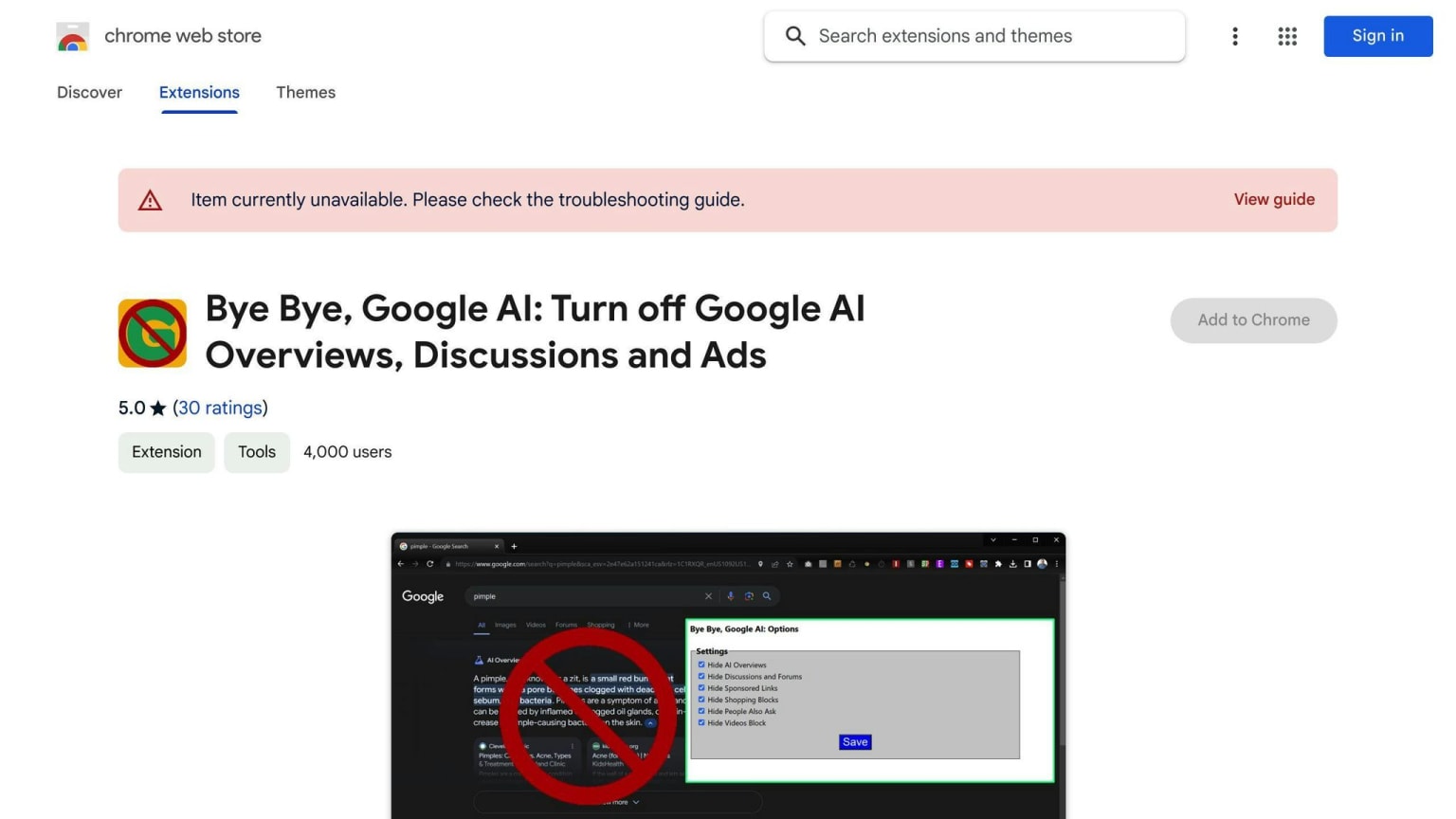 Bye Bye, Google AI