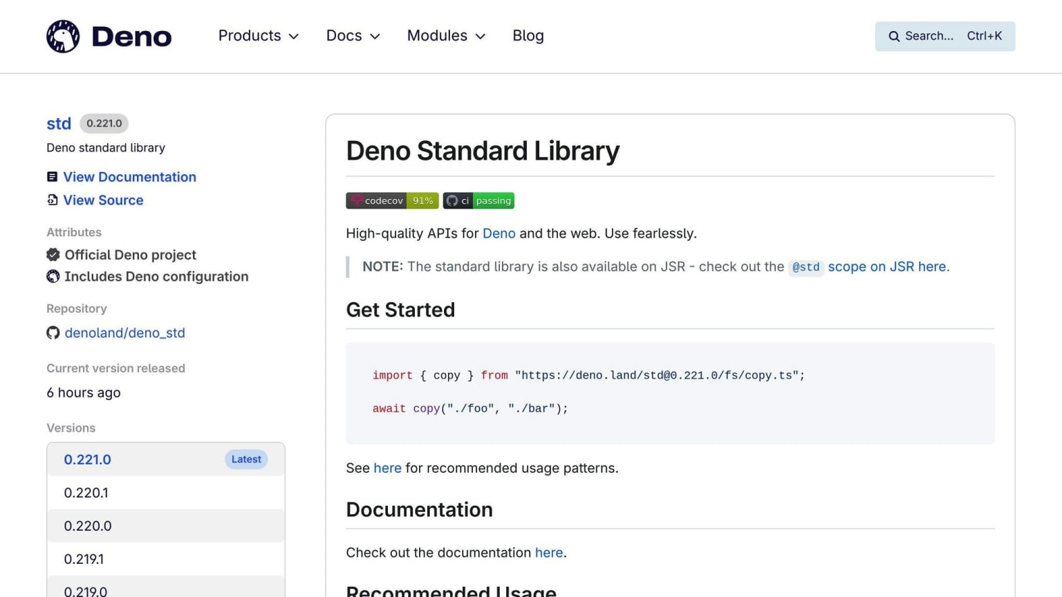 Standard Library