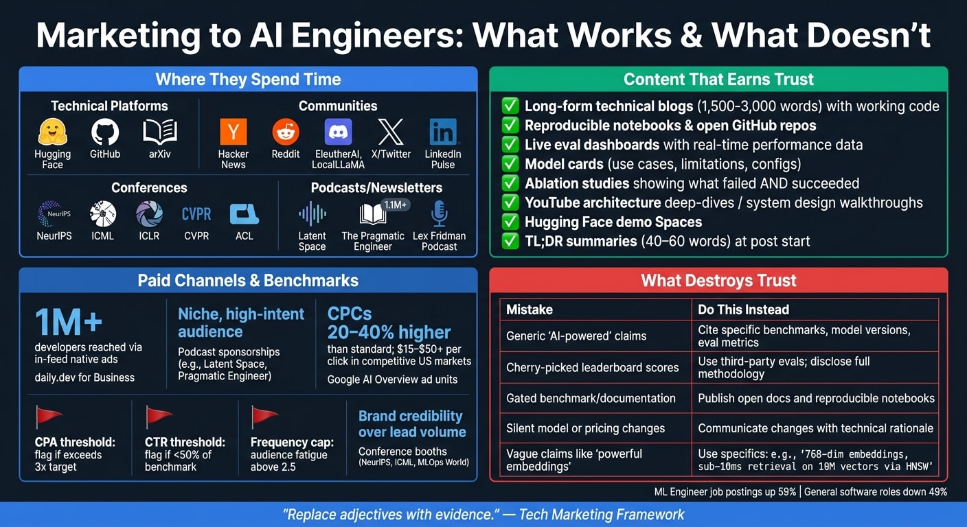 Marketing to AI Engineers: Channels, Formats & Common Mistakes