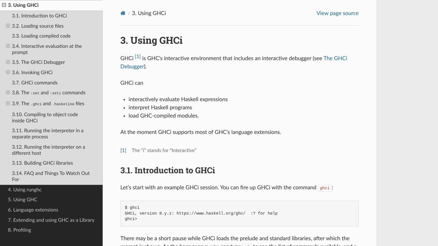 GHCi