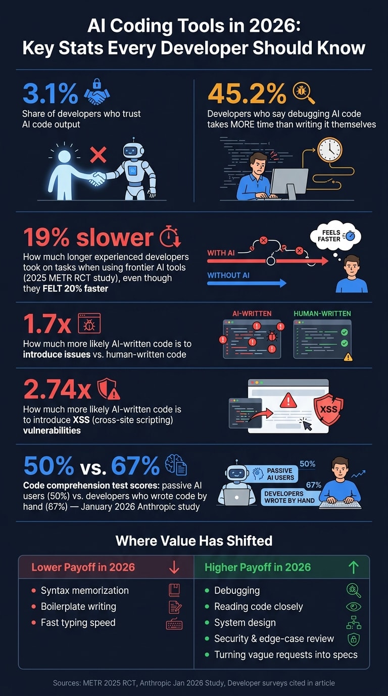 AI Coding Tools in 2026: Key Stats Every Developer Should Know
