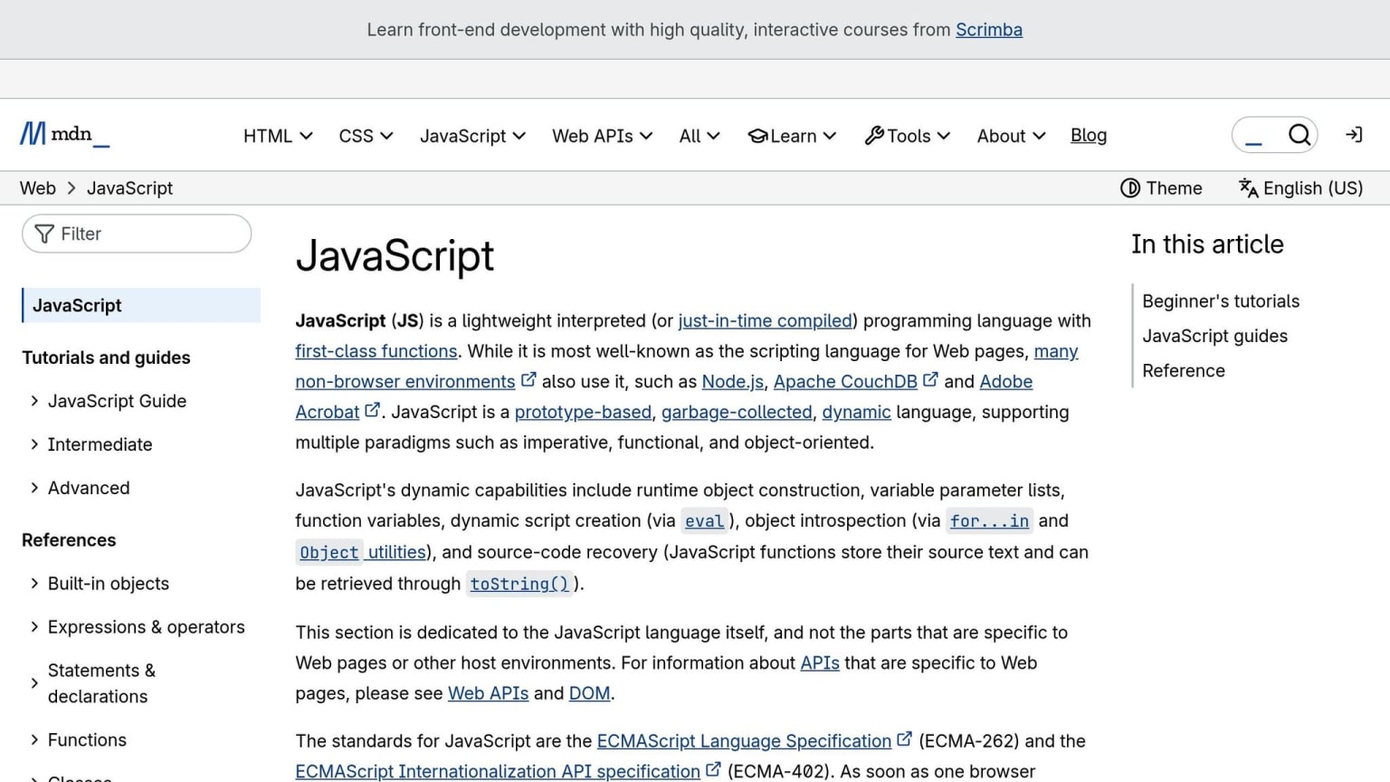 JavaScript
