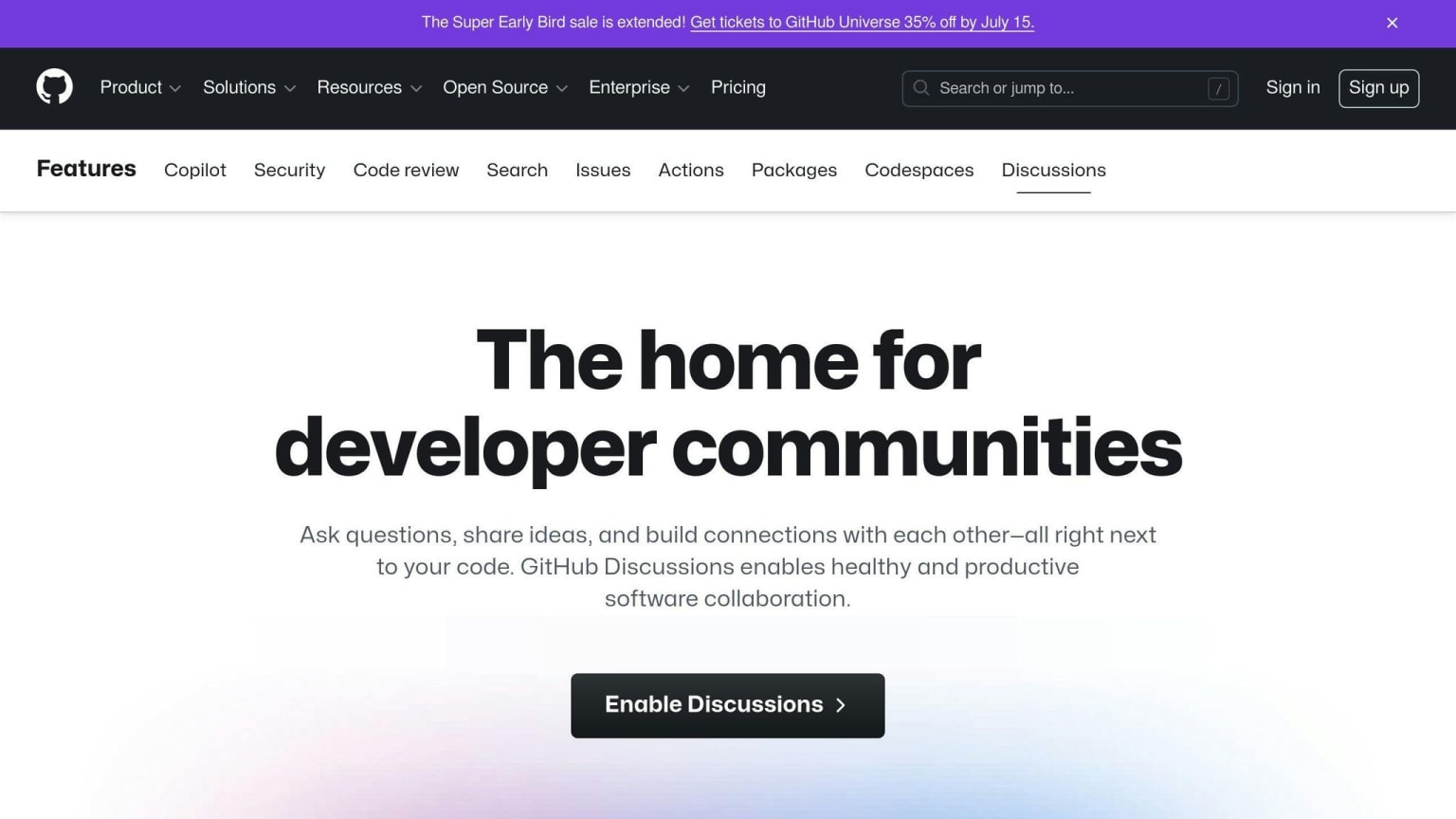 GitHub Discussions