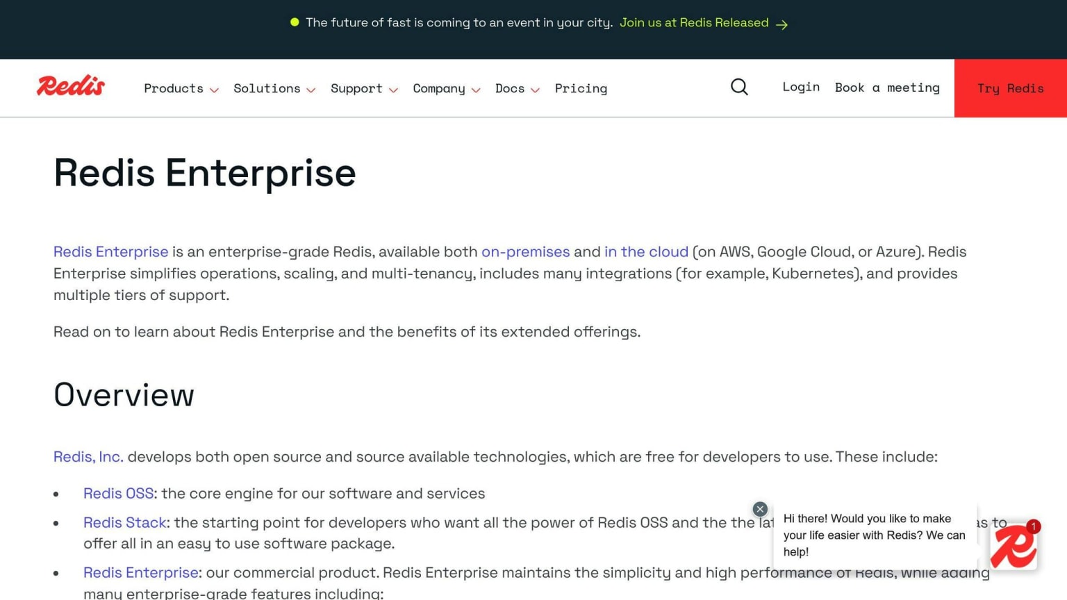 Redis Enterprise Cloud