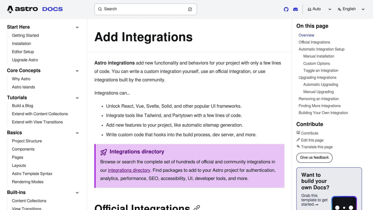 Integrations