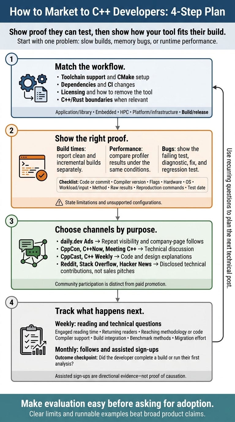 How to Market to C++ Developers: 4-Step Plan