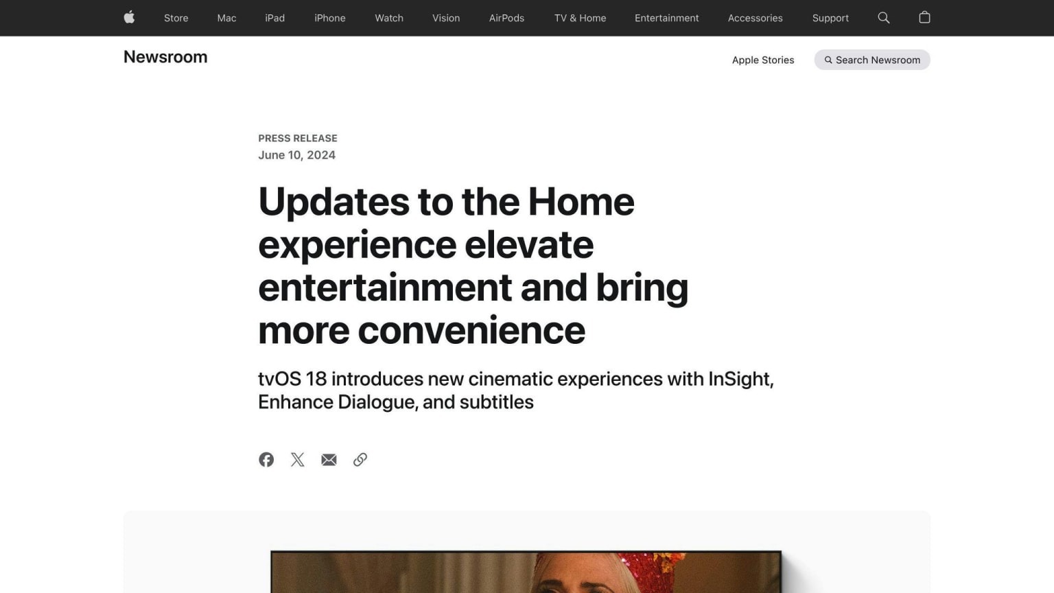 tvOS 18