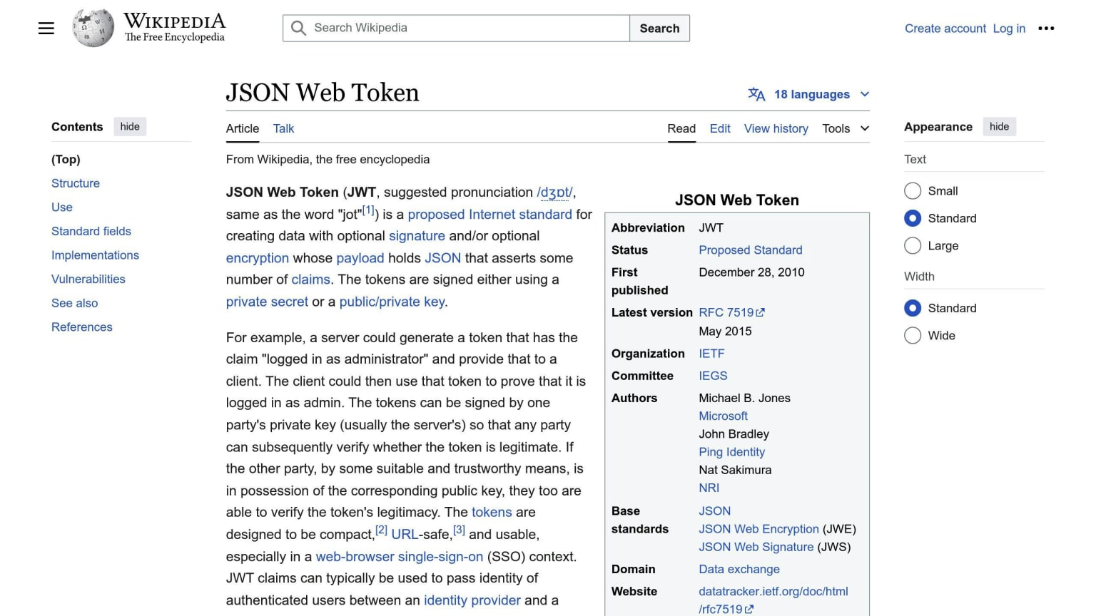 JSON Web Tokens