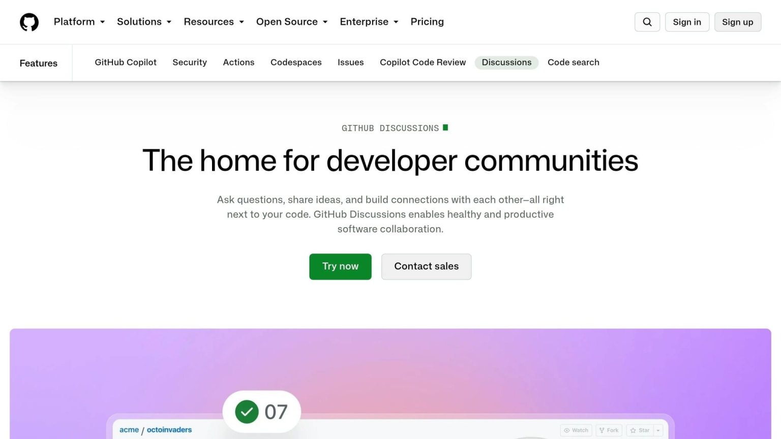 GitHub Discussions