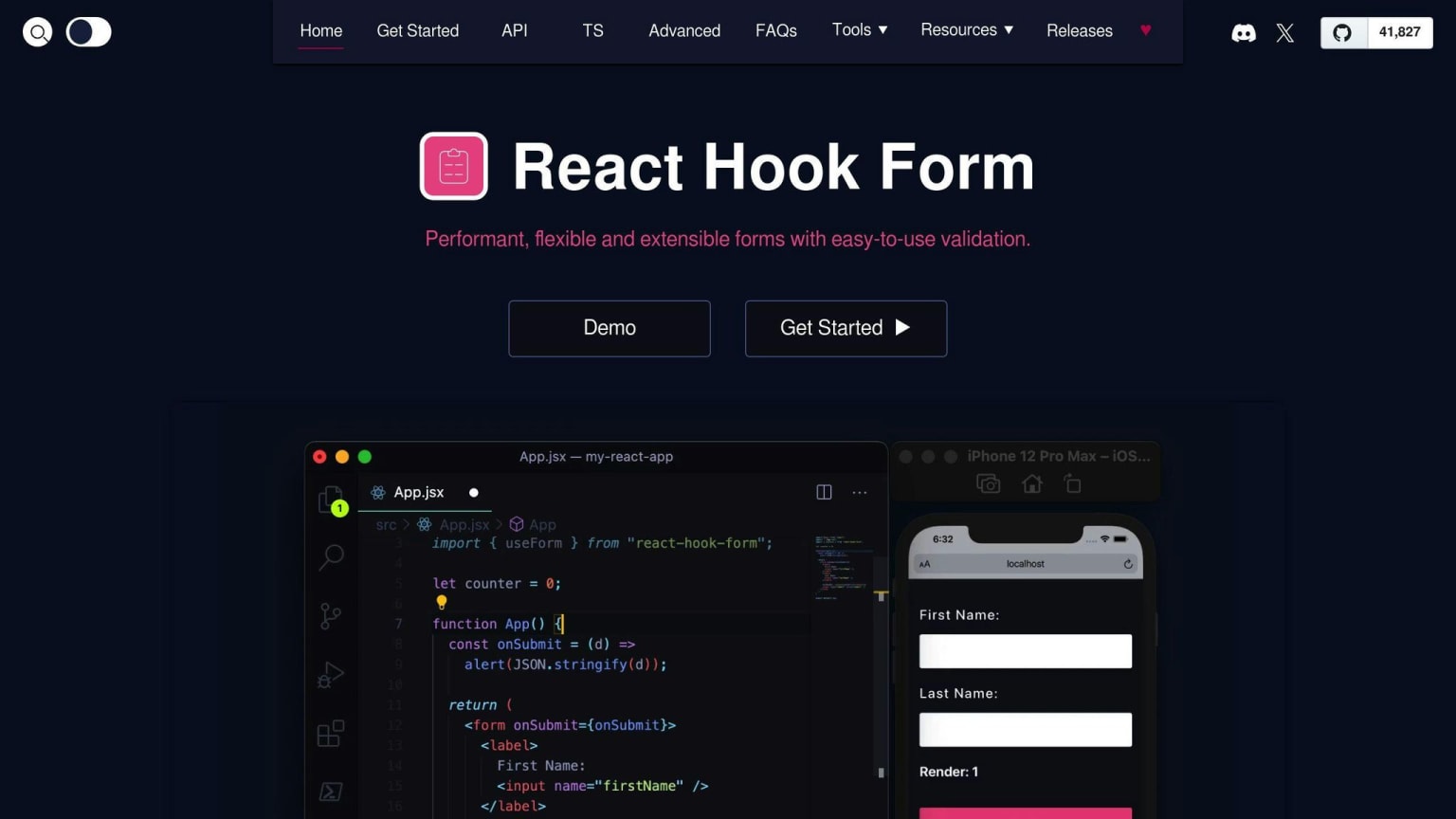 react hook form