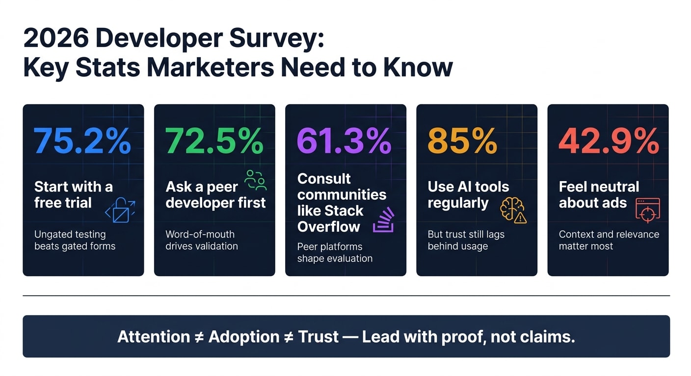 2026 Developer Survey: Key Stats Marketers Need to Know