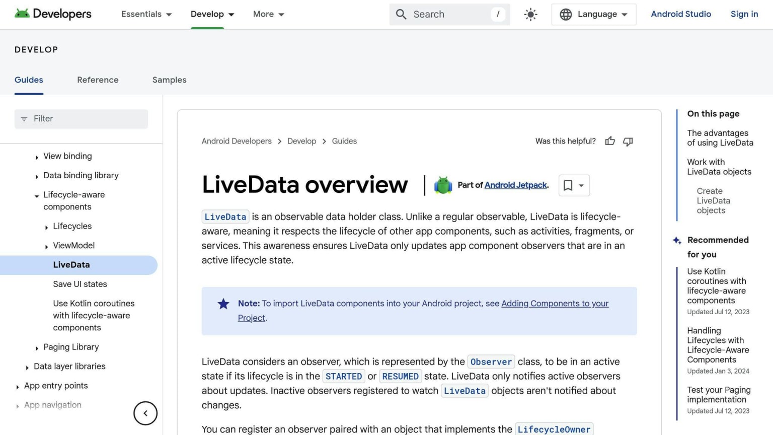 LiveData