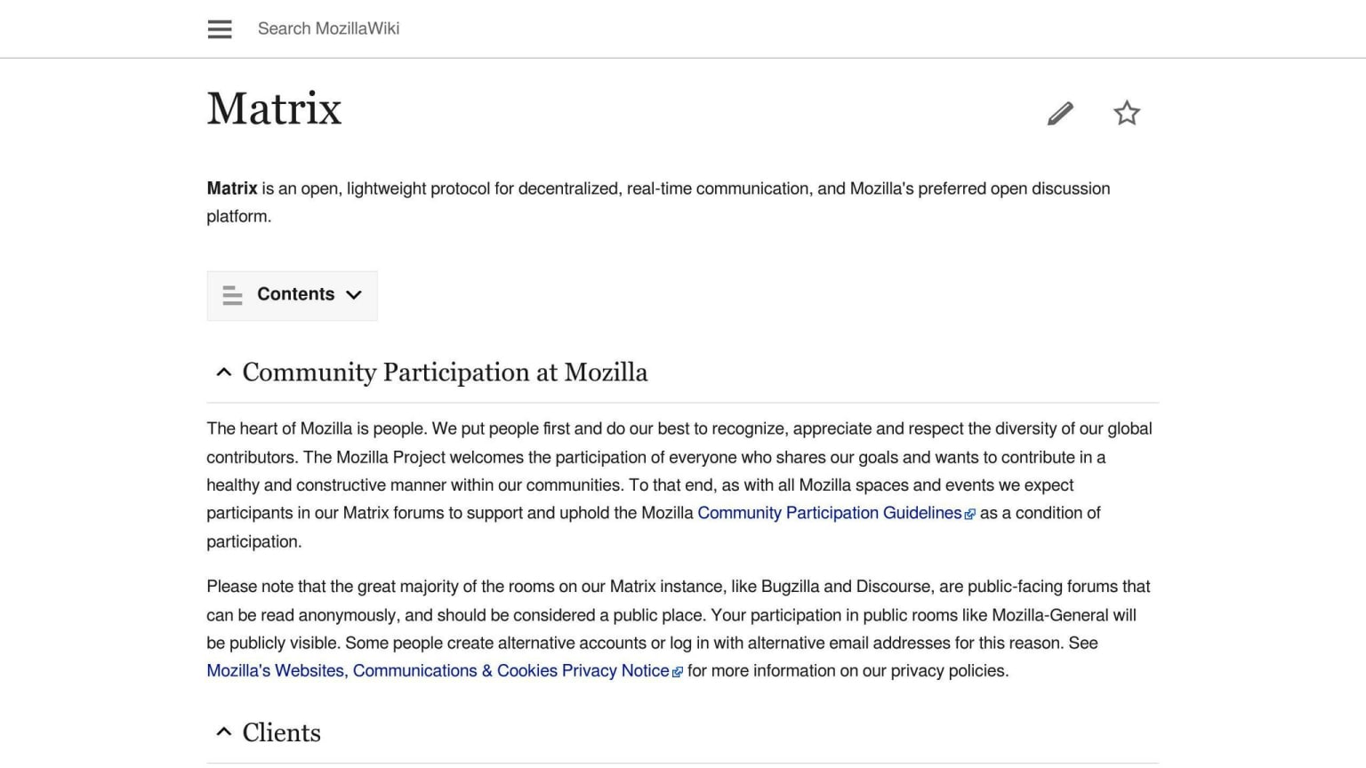 Matrix Chat Channels by Topic