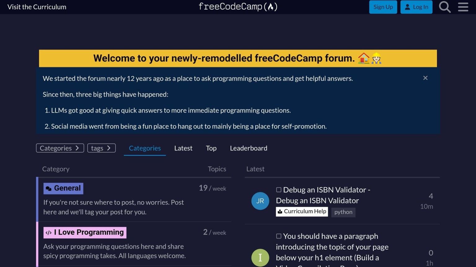 freeCodeCamp Forum