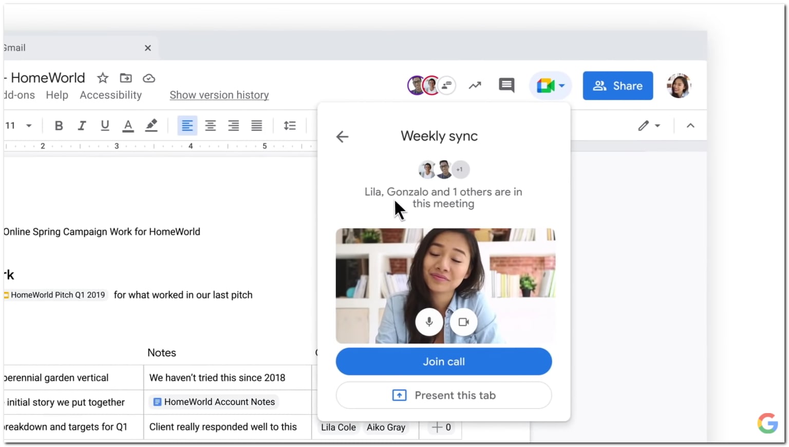 Smart canvas example
