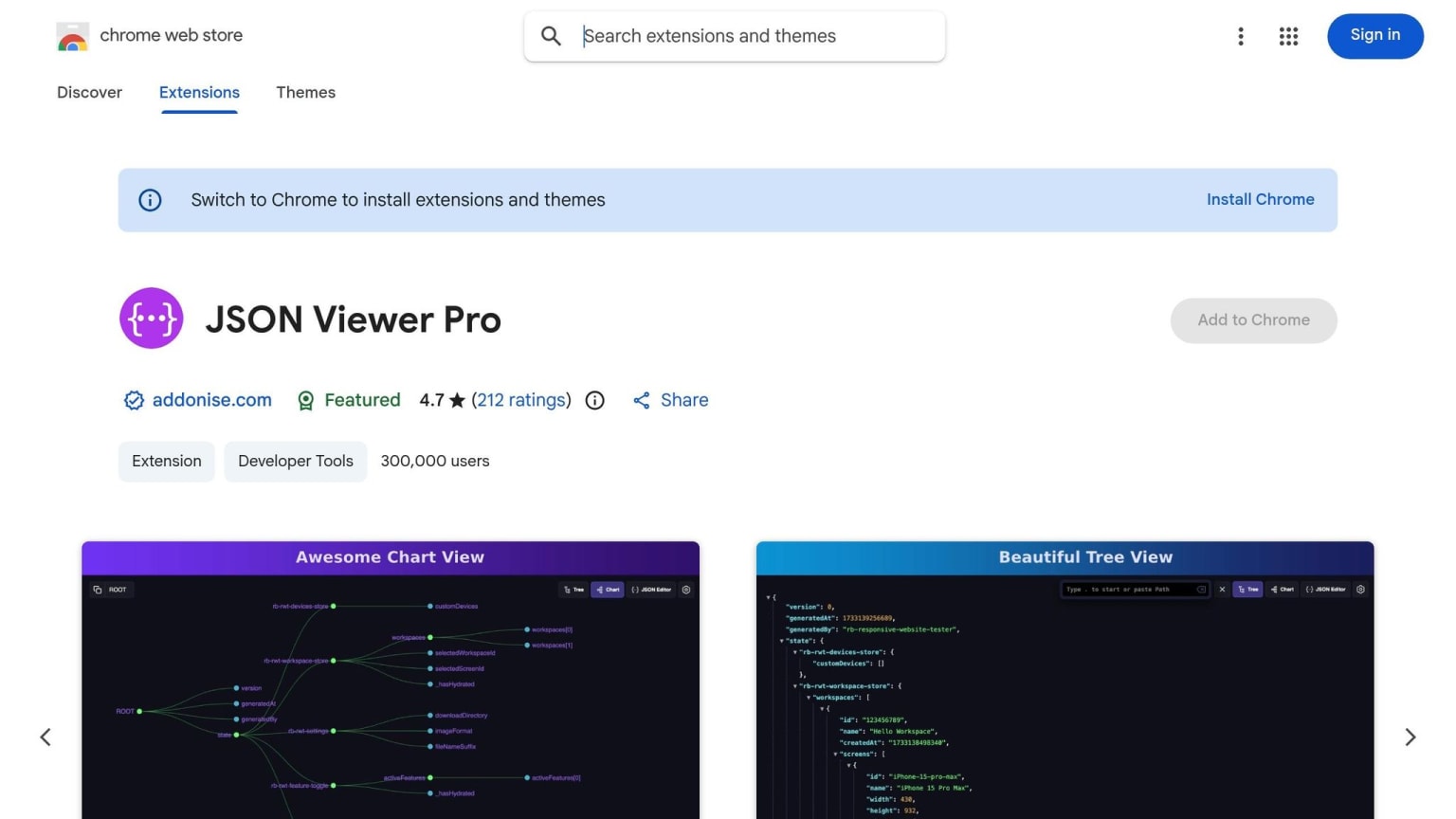 JSON Viewer Pro