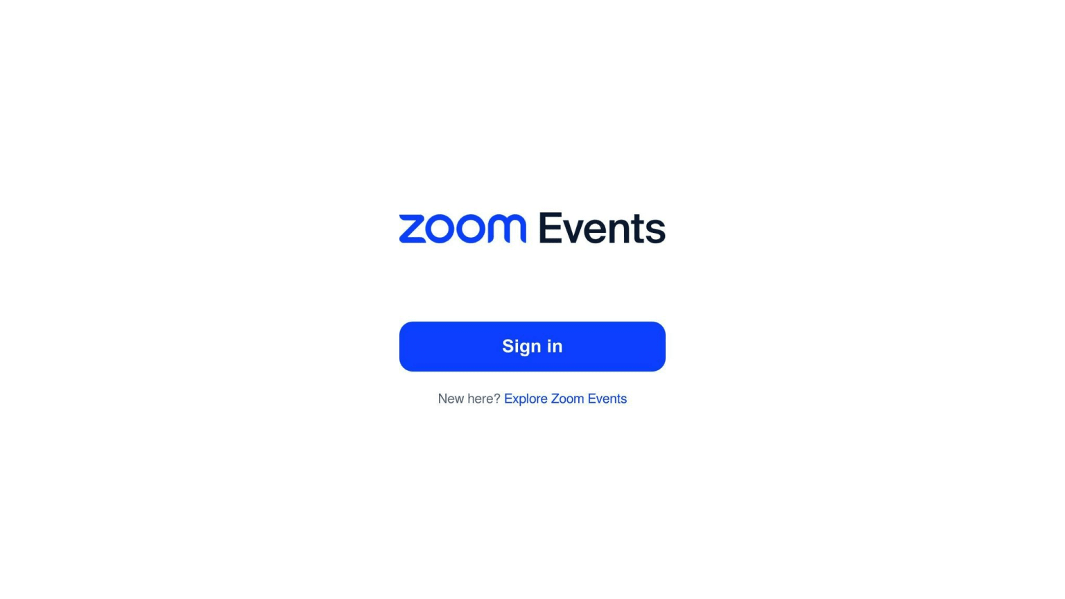 Zoom Events