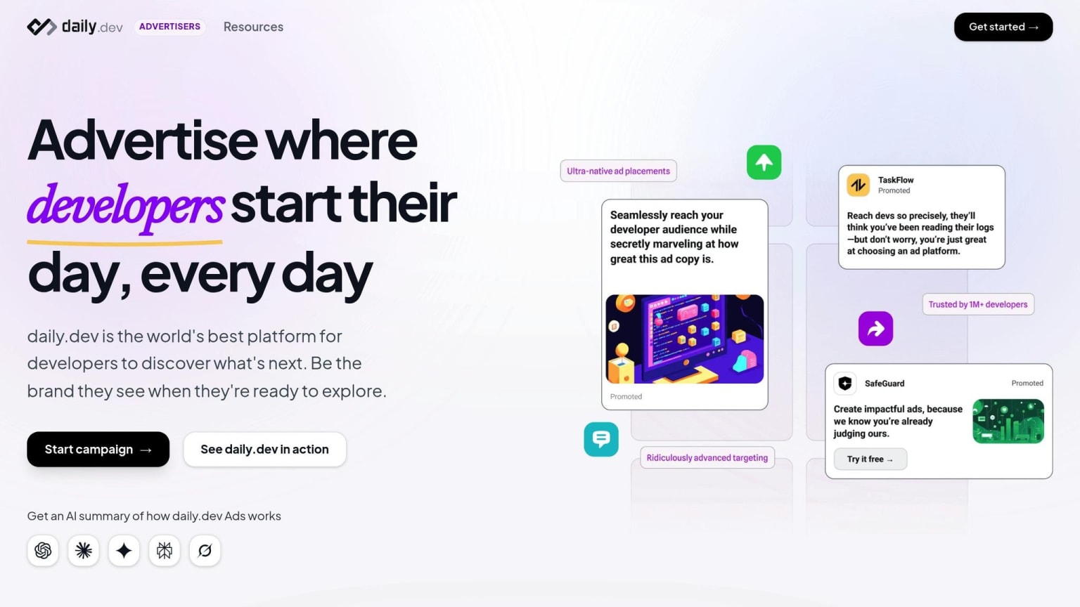 daily.dev Ads