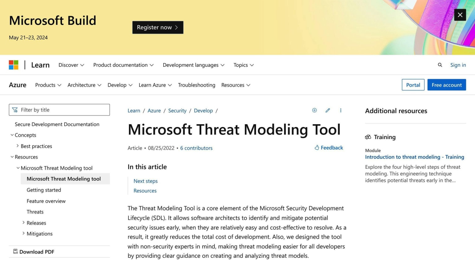Microsoft Threat Modeling Tool