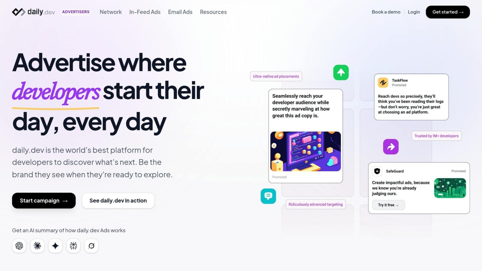 daily.dev Ads