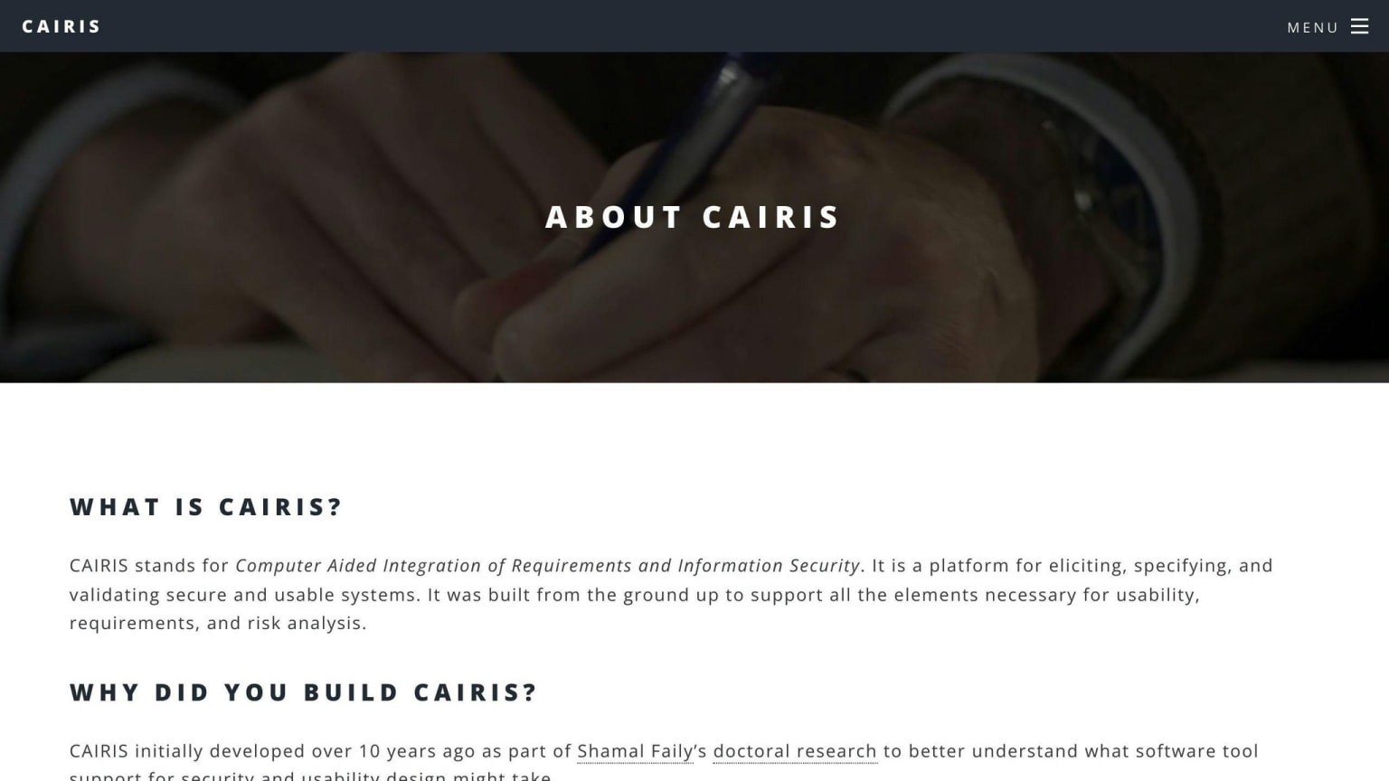 CAIRIS