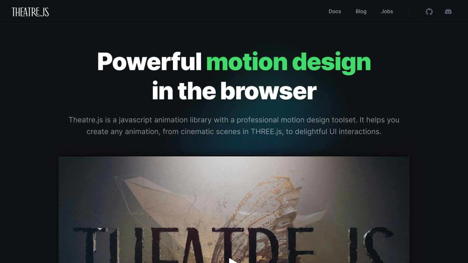 Theatre.js