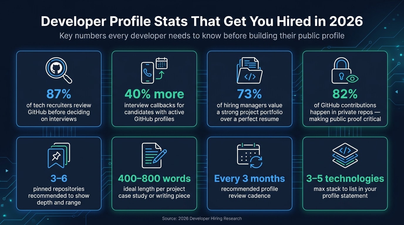 Developer Profile Stats That Get You Hired in 2026