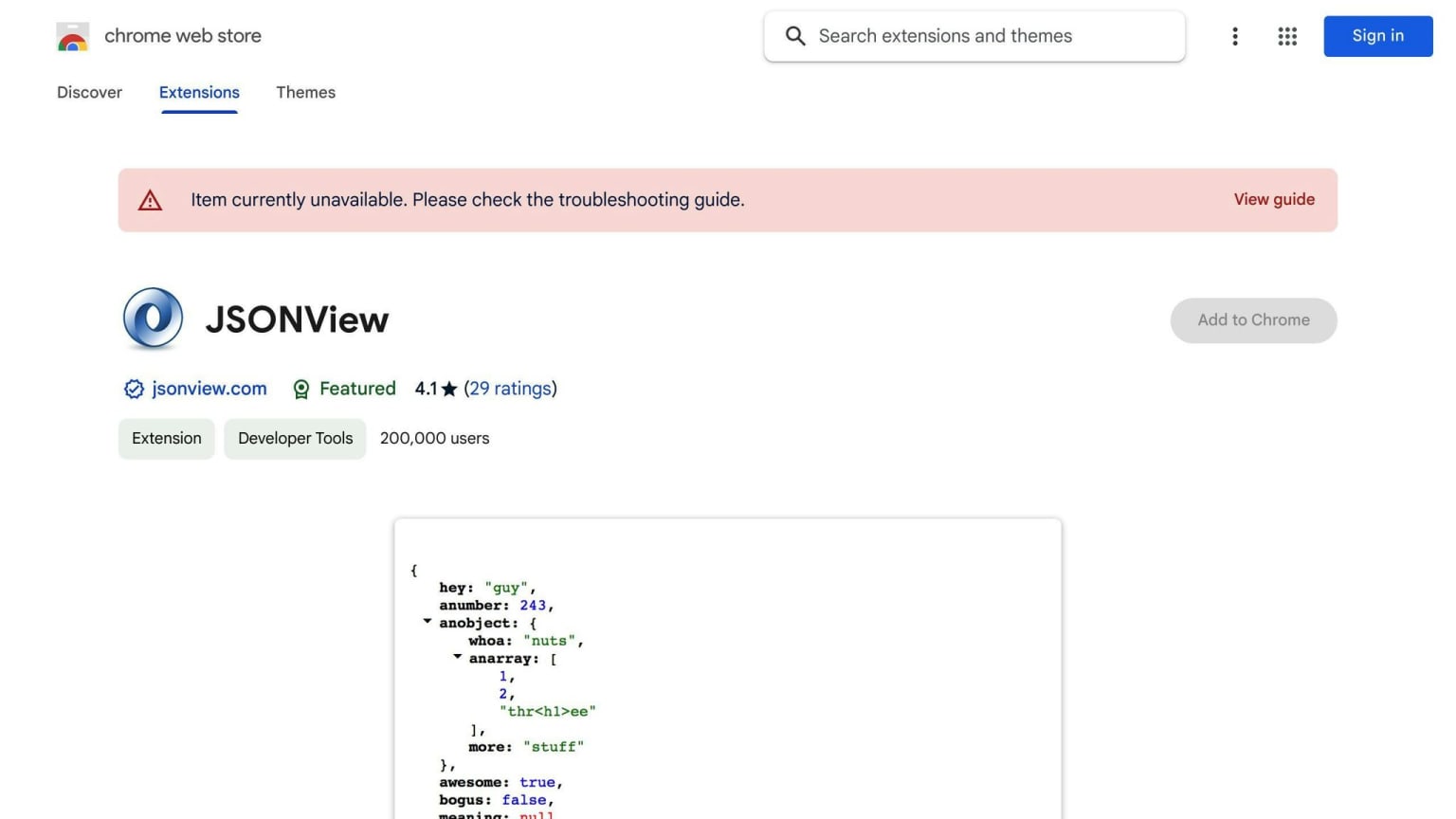 JSONView
