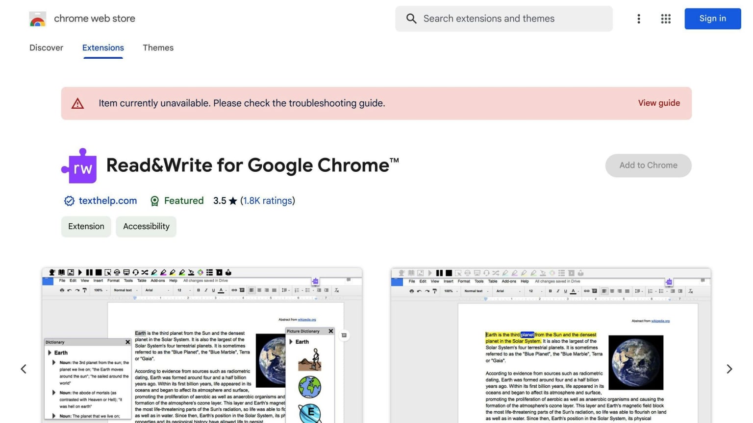 Chrome Web Store
