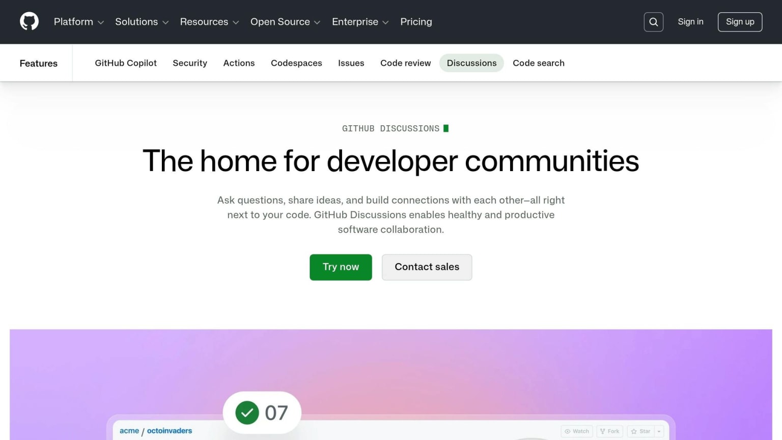 GitHub Discussions