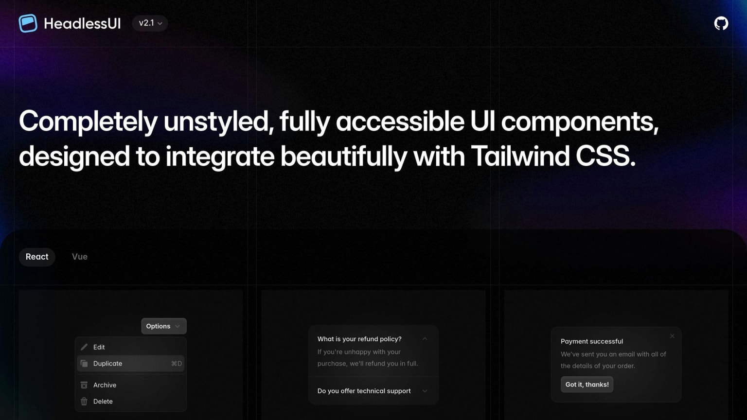 Headless UI