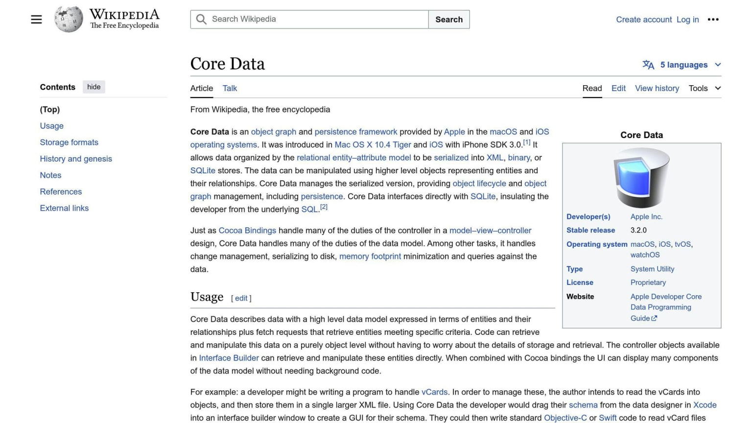 Core Data