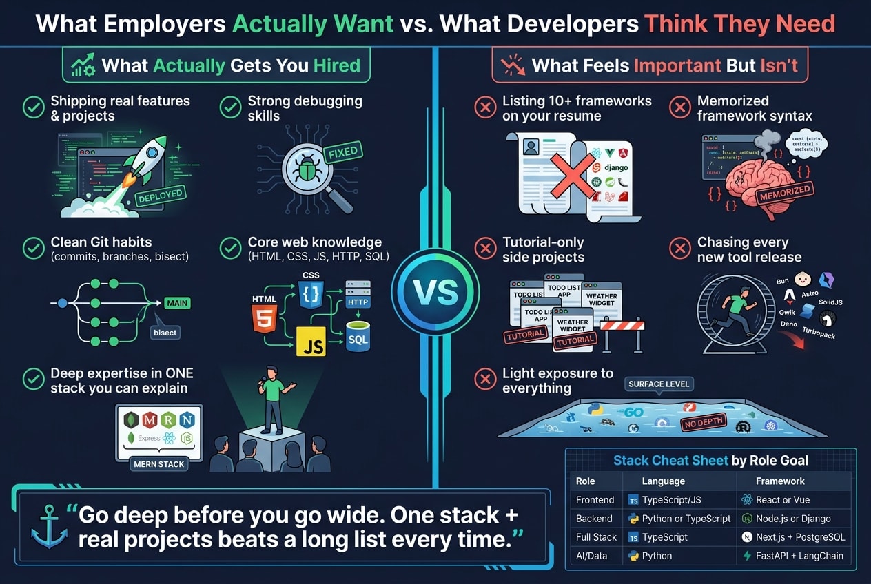 What Employers Actually Want vs. What Developers Think They Need