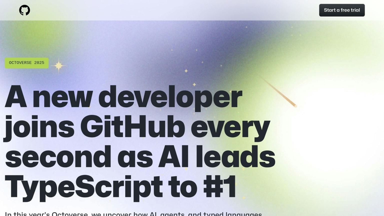 GitHub Octoverse