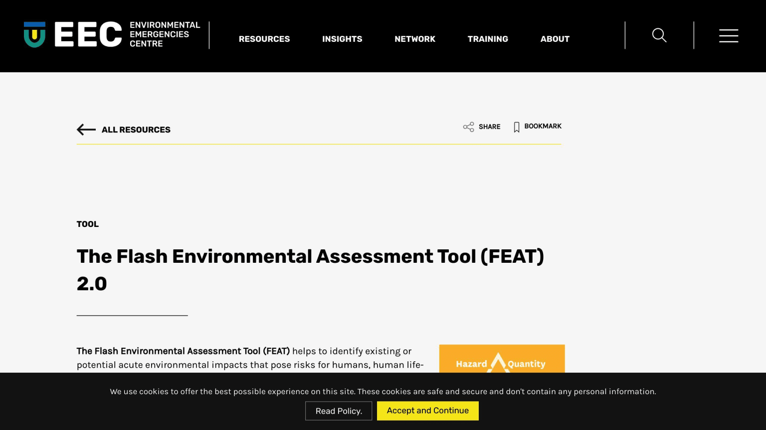 Flash Environmental Assessment Tool (FEAT) 2.0