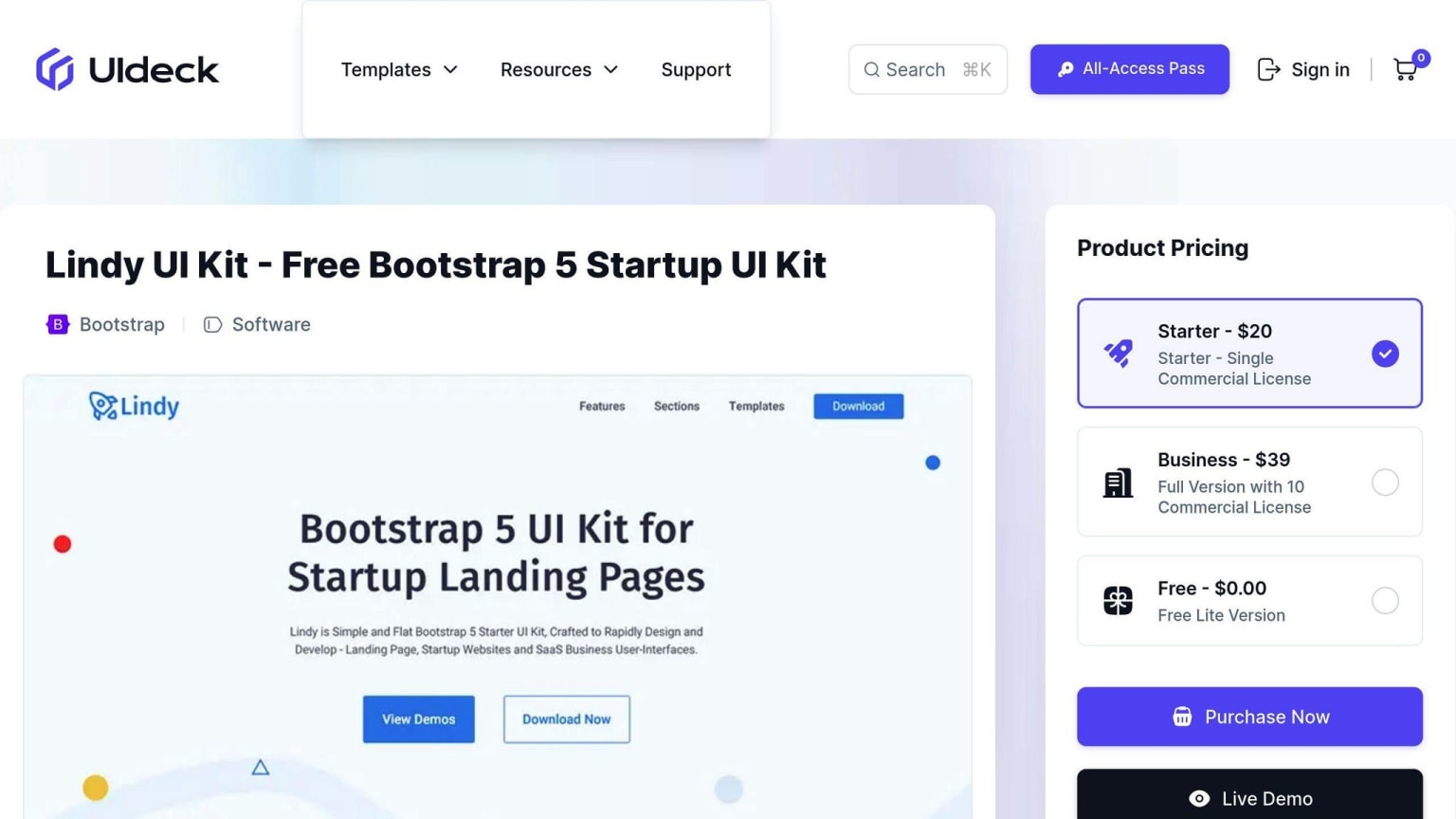 Lindy UI Kit