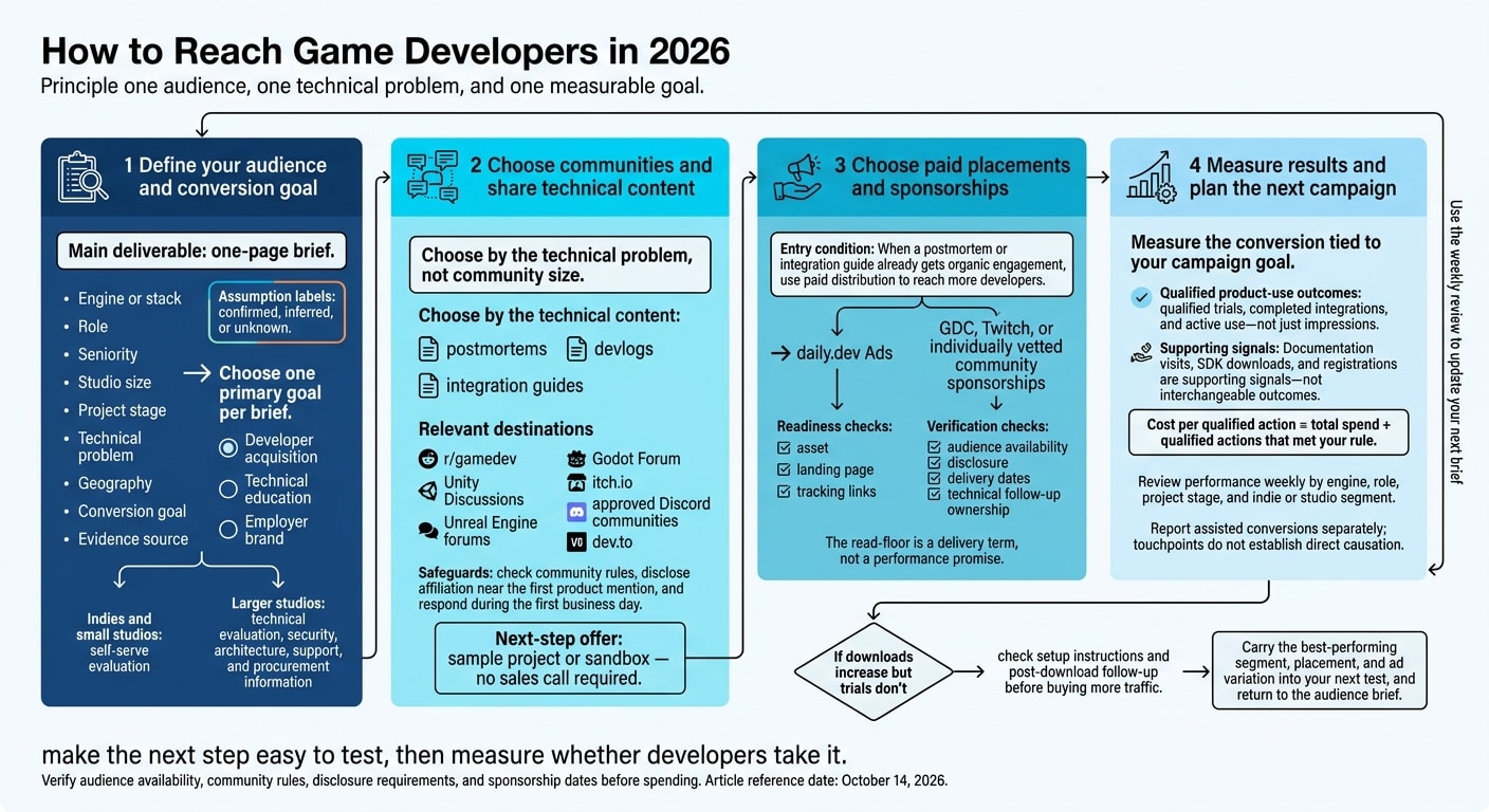 How to Reach Game Developers in 2026