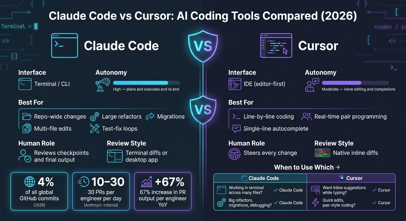 Claude Code vs Cursor: Which AI Coding Tool Is Right for You?
