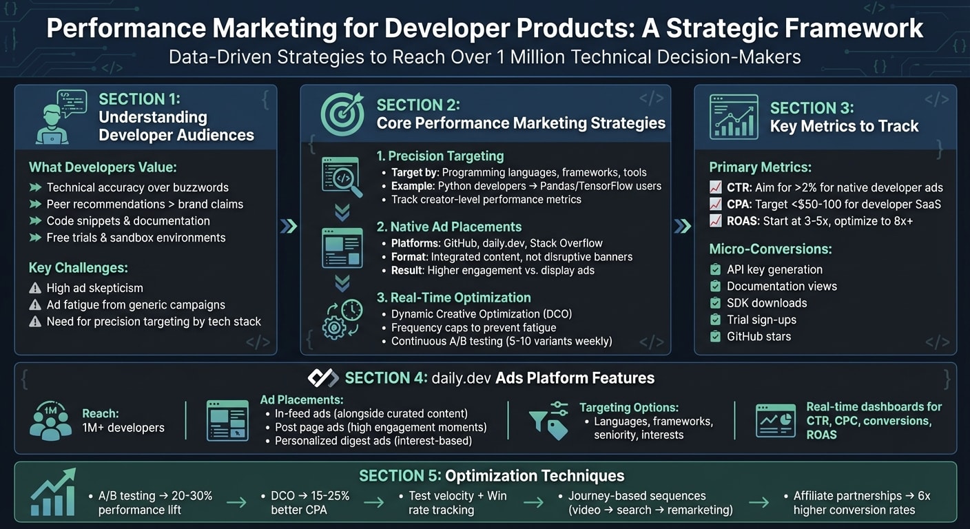 Performance Marketing Strategy Framework for Developer Products