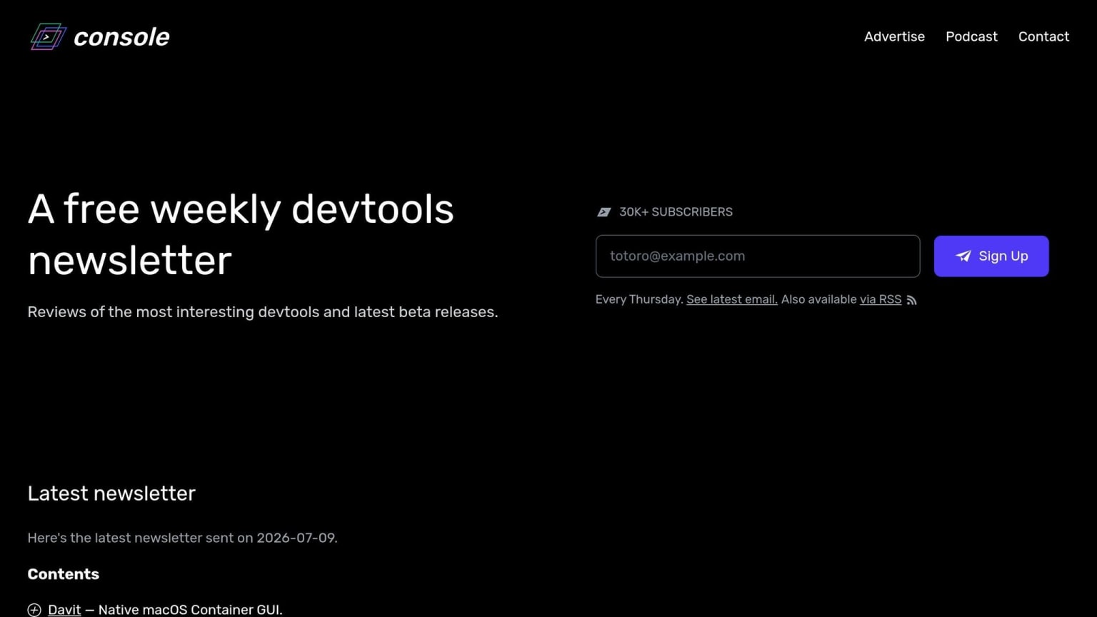 Console.dev