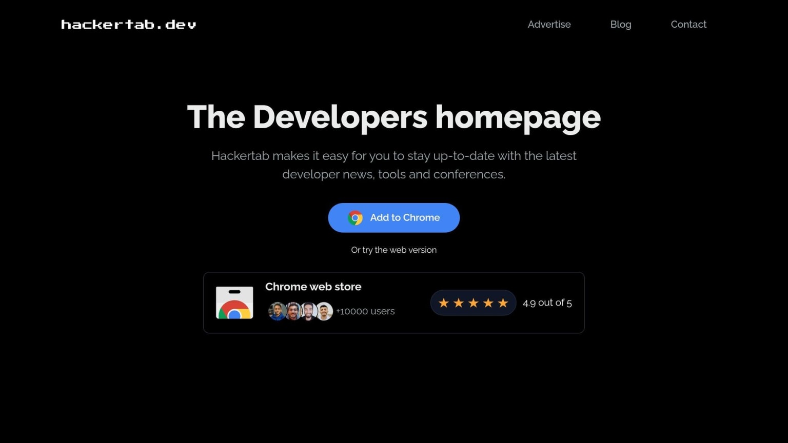Hackertab.dev