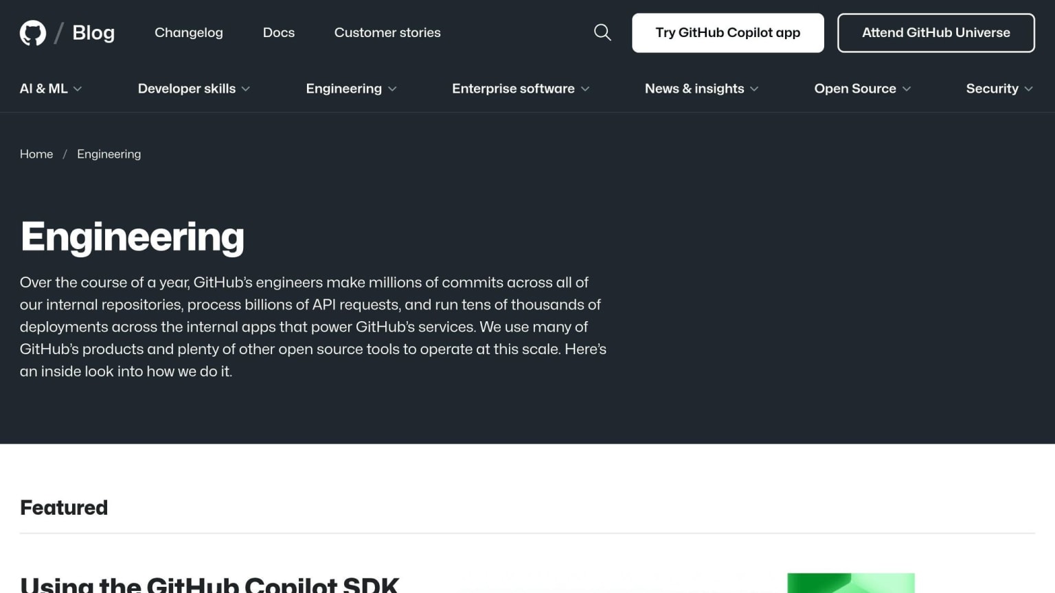 GitHub Engineering