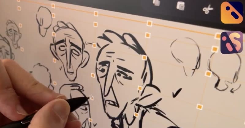 Callipeg, 2D Animation App, Adds Guide Layers, Clipping...