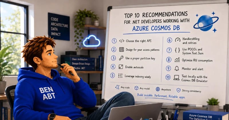 Top 10 recommendations for .NET developers working with...
