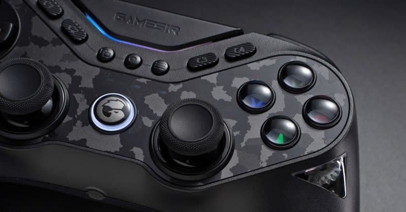This controller can change the layout of its face button...