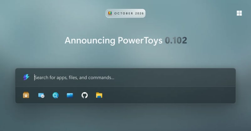 PowerToys 0.102 is here: new mouse utilities, Command...