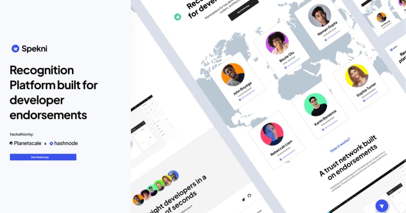 Spekni - A recognition platform built for developer...