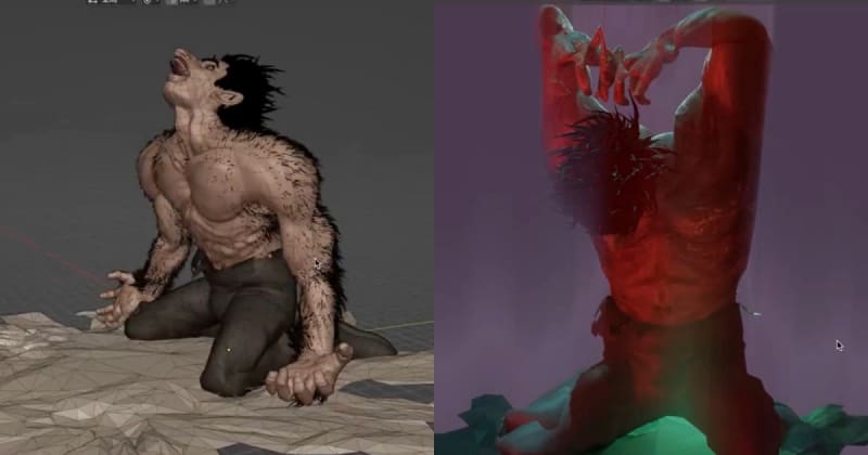 Werewolf Transformation Rig Set Up in Blender | daily.dev