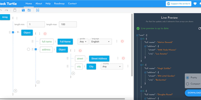 Mock Turtle - GUI approach to generating realistic mock...
